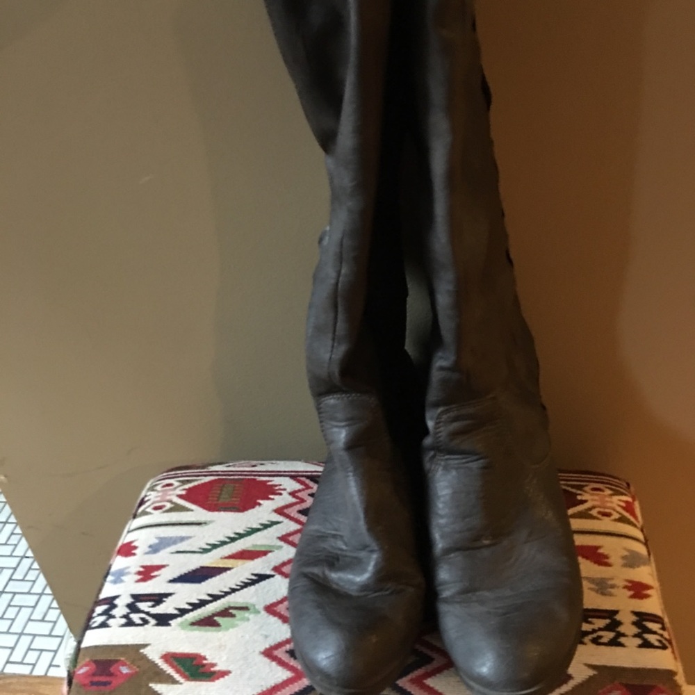 Gray Boots